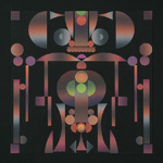 TTR(C)-3, 11 x 11, 2013, ink on japanese fiber - relief print, chine collé, cotton fiber